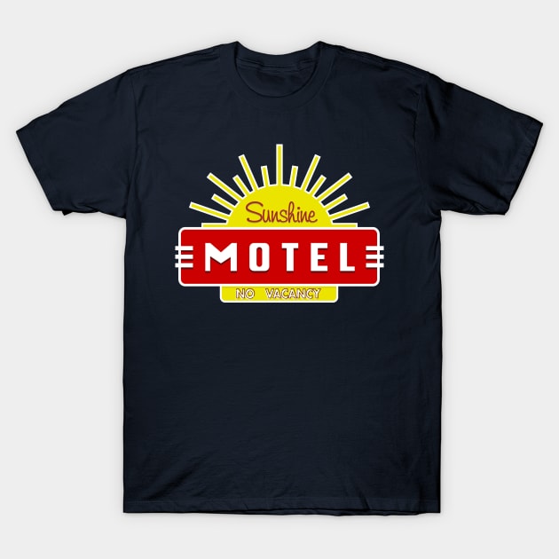 Sunshine Motel T-Shirt by WayBack